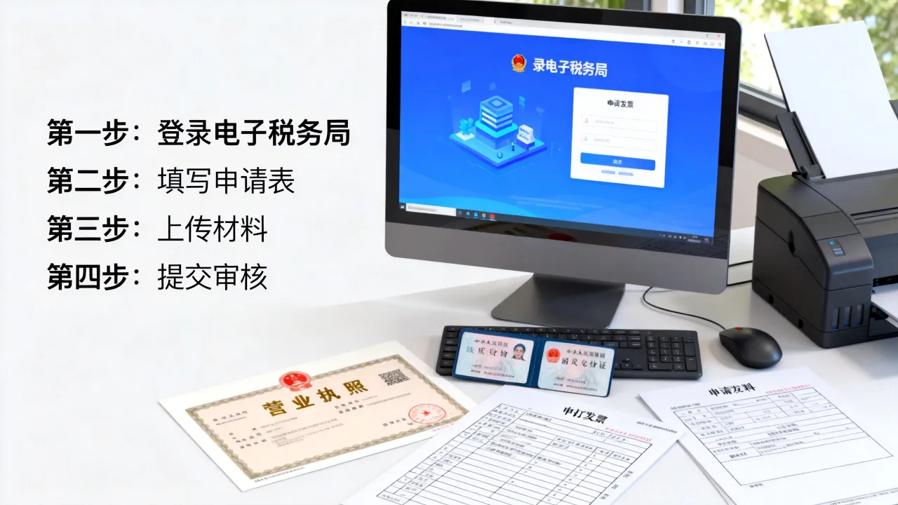 机打发票如何申请,具体需要准备哪些材料和流程?