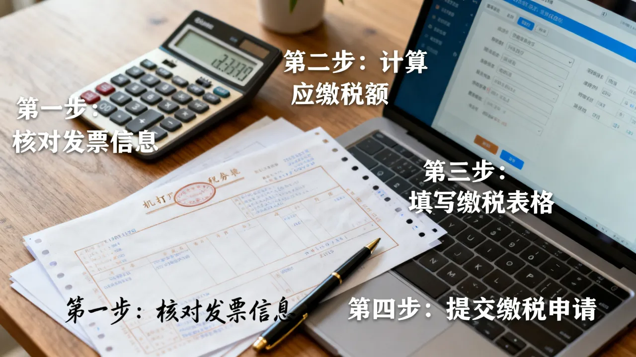 机打发票如何缴税,发票缴税步骤详解?-图2 机打发票如何缴税,发票缴税步骤详解?-图2
