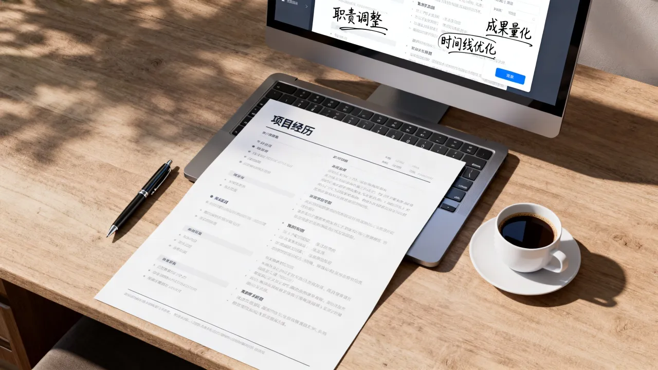 项目经历怎么变更?简历项目经历怎么修改才有效