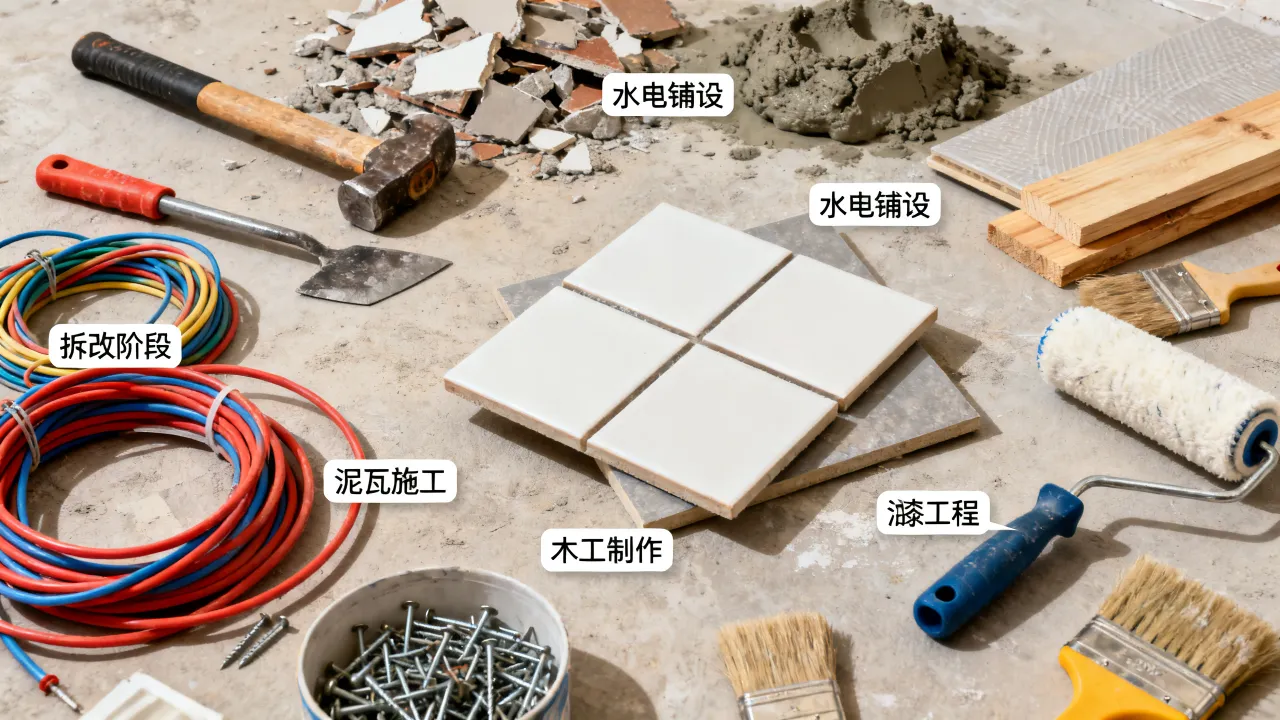 硬装怎么写?装修硬装施工流程及预算清单怎么写