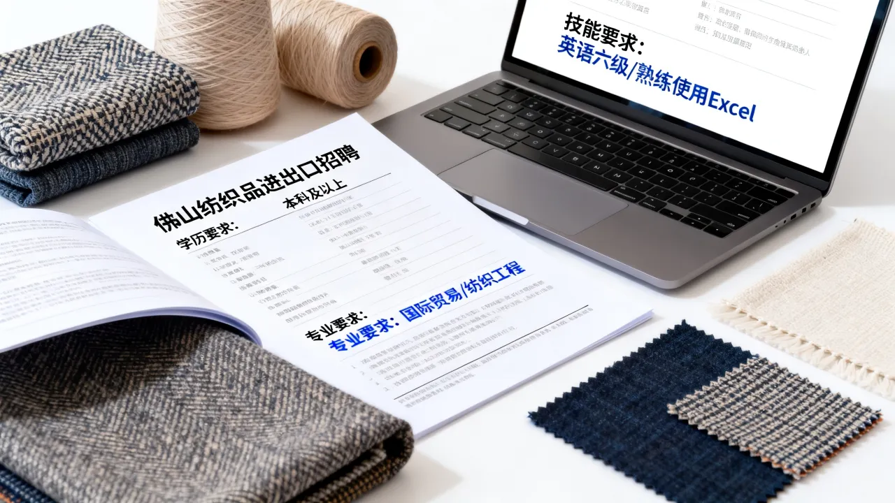 佛山纺织品进出口招聘有哪些要求?怎么应聘成功