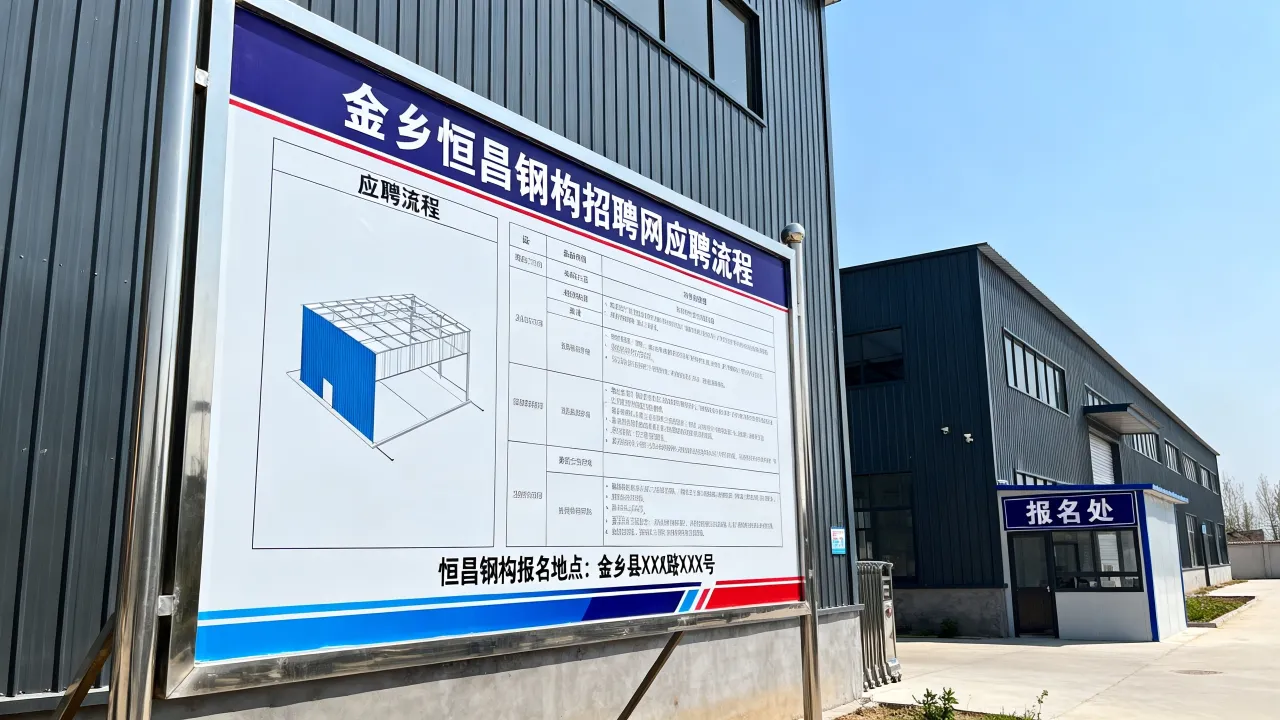 金乡恒昌钢构招聘网怎么应聘?想进恒昌钢构去哪里报名