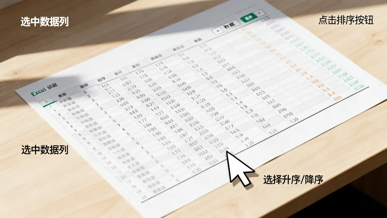 Excel怎么排序?Excel表格如何按数字大小排序?