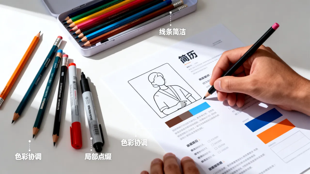 简历画画怎么画？简历上画画技巧有哪些？-图2