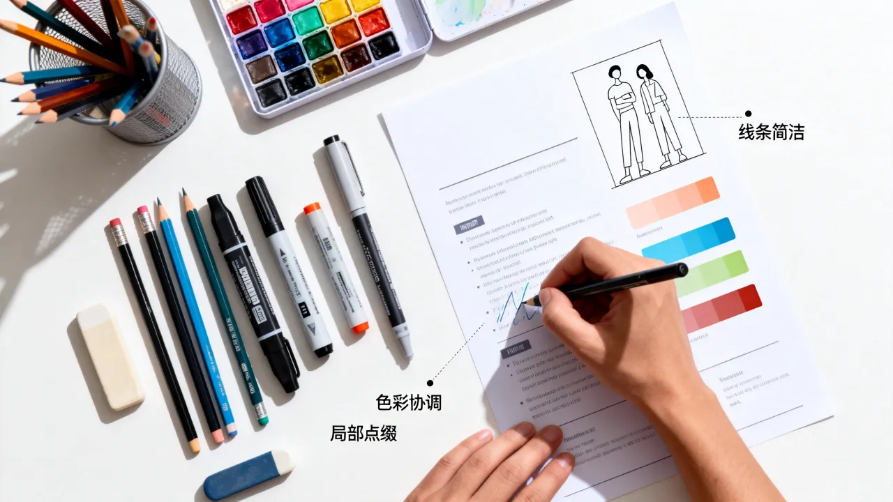 简历画画怎么画？简历上画画技巧有哪些？-图3