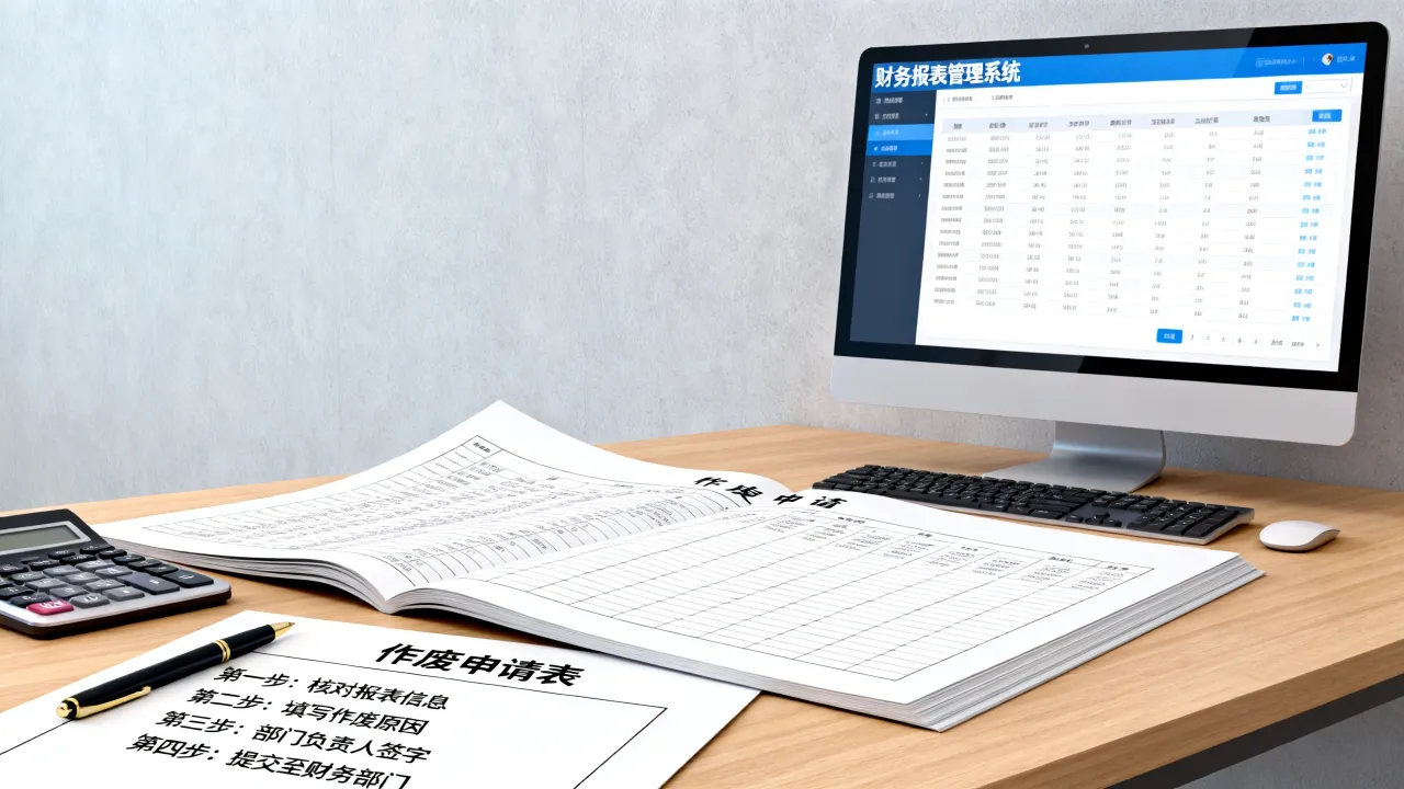 财务报表如何作废,财务报表作废流程及操作步骤是什么?