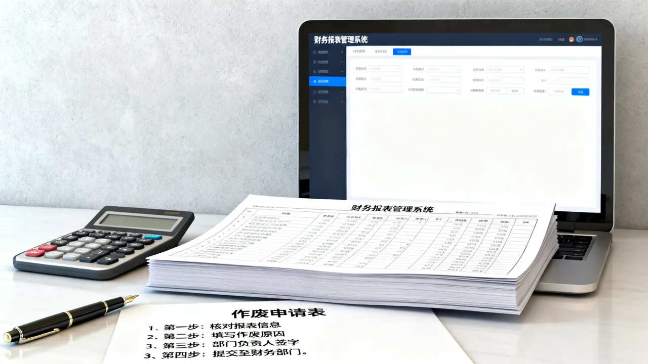 财务报表如何作废,财务报表作废流程及操作步骤是什么?-图3 财务报表如何作废,财务报表作废流程及操作步骤是什么?-图3