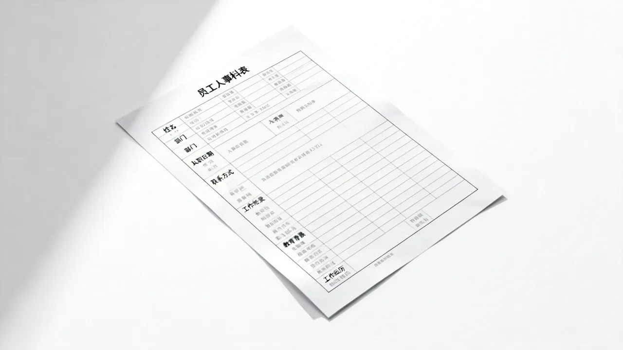 员工人事资料表怎么制作?员工人事资料表包含哪些内容?