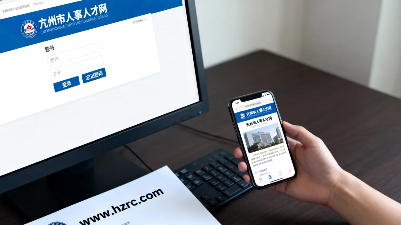 杭州市人事人才网入口在哪?怎么登录查询?