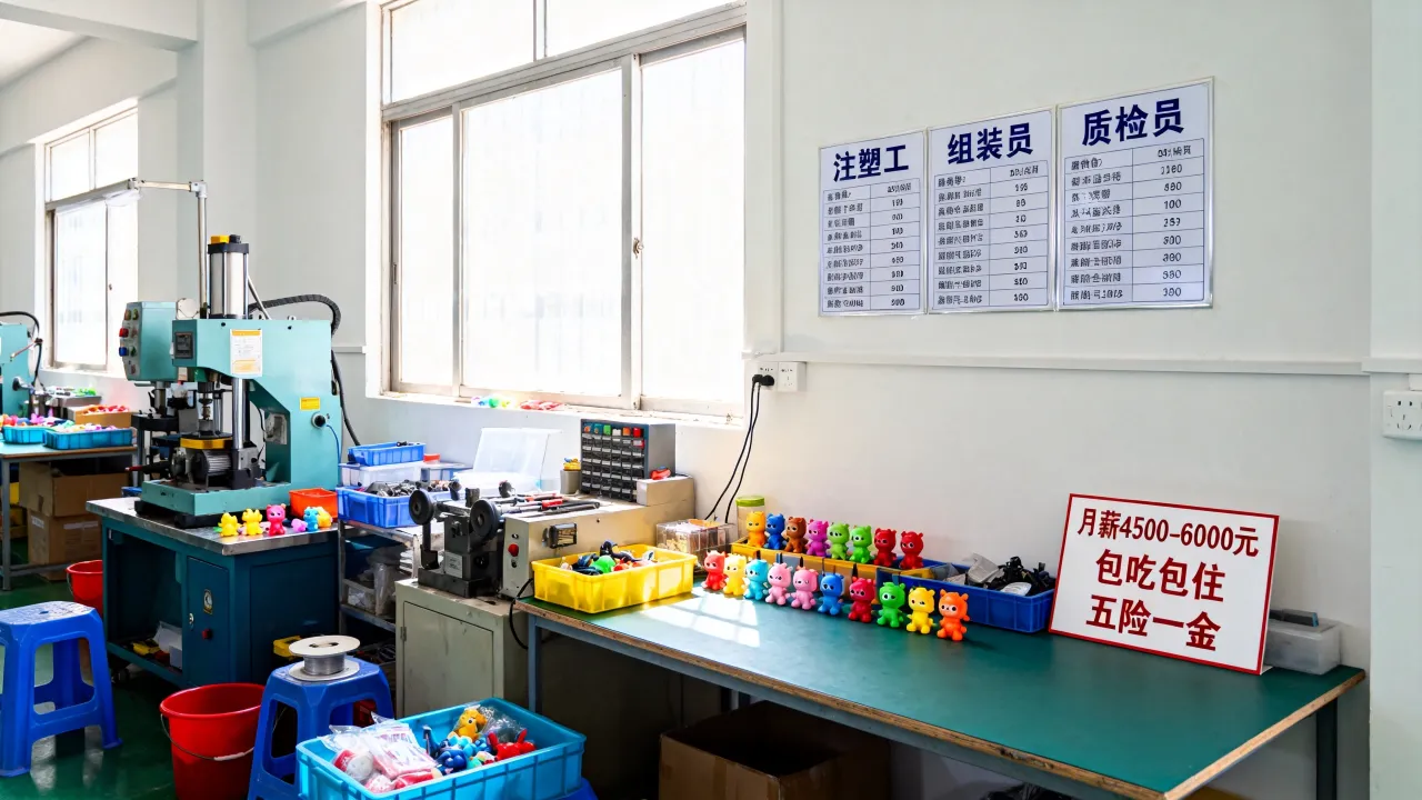 横沥联志玩具厂招聘吗，现在进厂有哪些岗位和待遇好？