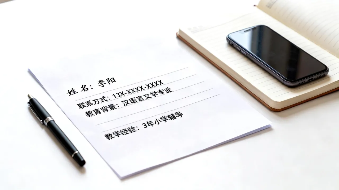 家教简历怎么发,家教简历怎么发才能吸引家长?-图3 家教简历怎么发,家教简历怎么发才能吸引家长?-图3