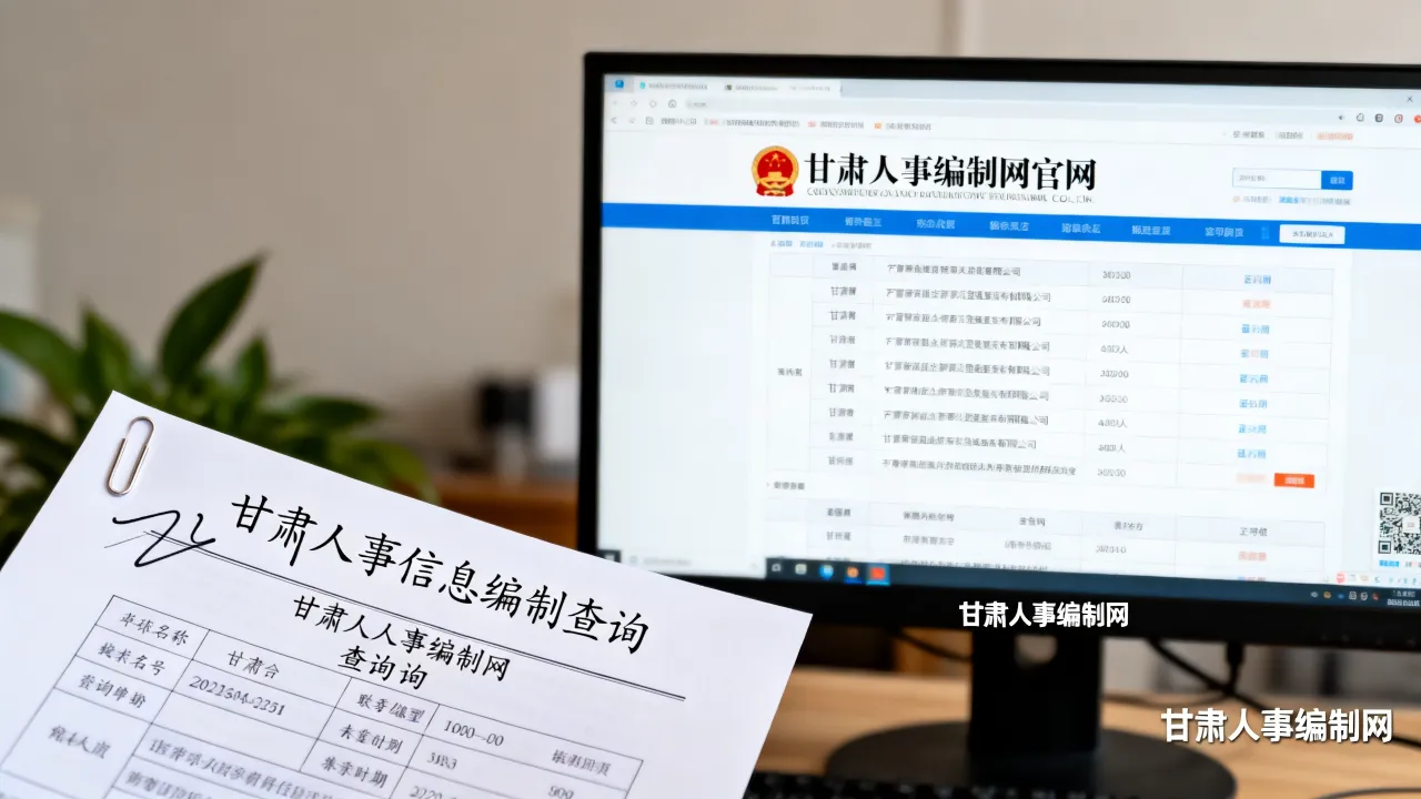 甘肃人事信息编制在哪里查询?,甘肃人事编制网官网入口-图2 甘肃人事信息编制在哪里查询?,甘肃人事编制网官网入口-图2