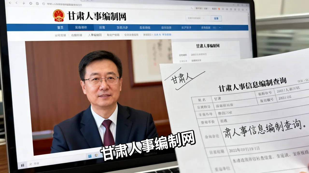 甘肃人事信息编制在哪里查询?,甘肃人事编制网官网入口-图3 甘肃人事信息编制在哪里查询?,甘肃人事编制网官网入口-图3