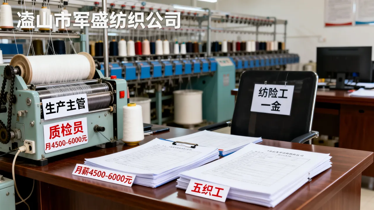乐山市军盛纺织公司招聘岗位有哪些,薪资待遇如何?-图2 乐山市军盛纺织公司招聘岗位有哪些,薪资待遇如何?-图2