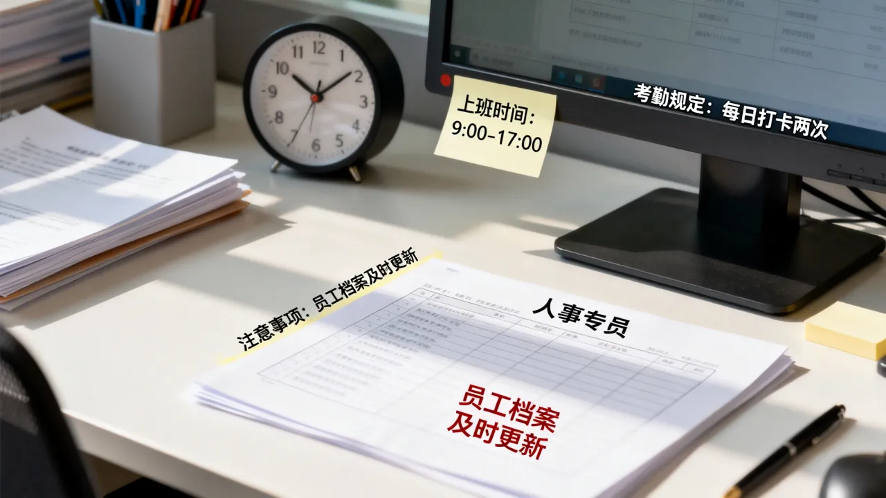 人事专员上班时间是几点,有什么规定和注意事项?-图2 人事专员上班时间是几点,有什么规定和注意事项?-图2