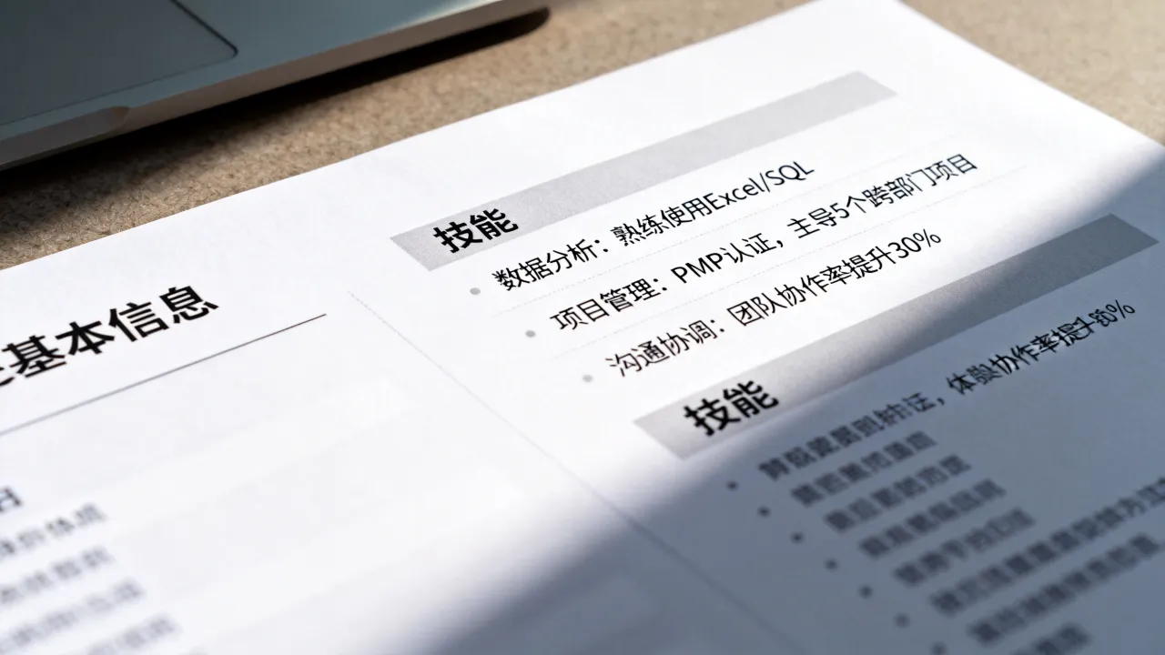 简历怎么突出技能,简历技能怎么写才能吸引HR?-图3 简历怎么突出技能,简历技能怎么写才能吸引HR?-图3