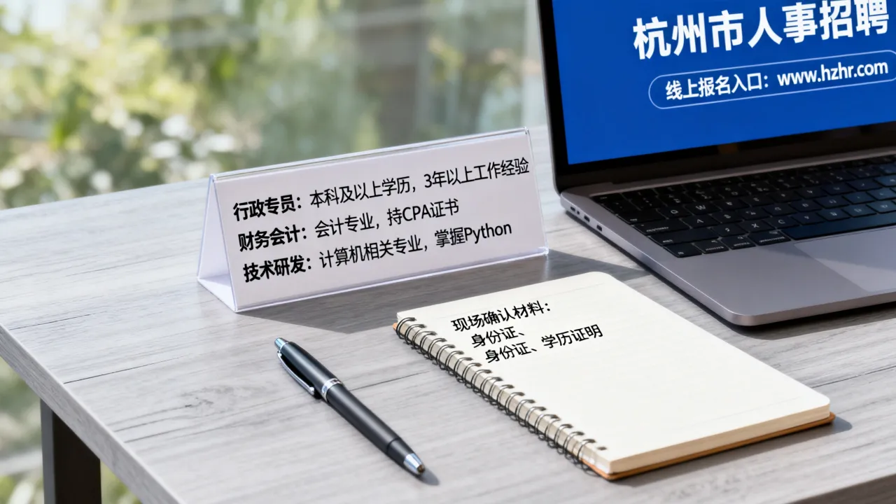 杭州市人事招聘有哪些岗位和要求,杭州市人事招聘怎么报名-图3 杭州市人事招聘有哪些岗位和要求,杭州市人事招聘怎么报名-图3