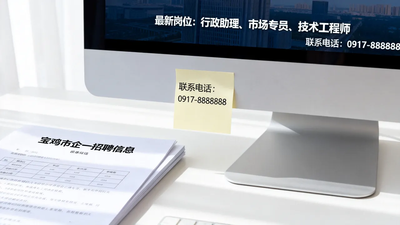宝鸡市企一招聘信息在哪看？宝鸡企一招聘最新岗位有哪些