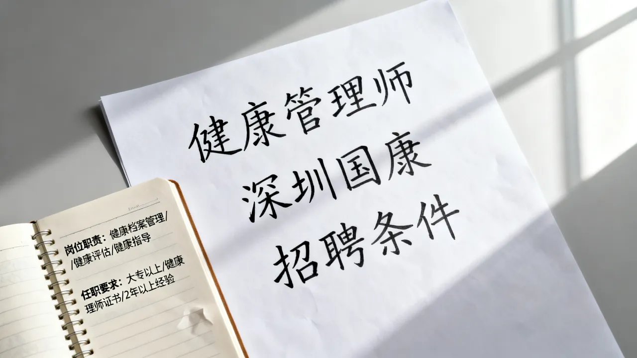 深圳国康健康管理师招聘怎么样,招聘条件有哪些-图3 深圳国康健康管理师招聘怎么样,招聘条件有哪些-图3