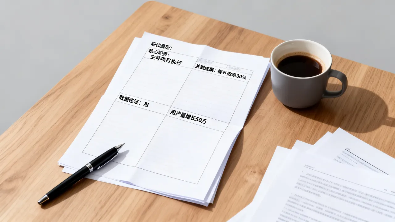 职位履历怎么写,如何突出工作成果让面试官眼前一亮?-图2 职位履历怎么写,如何突出工作成果让面试官眼前一亮?-图2