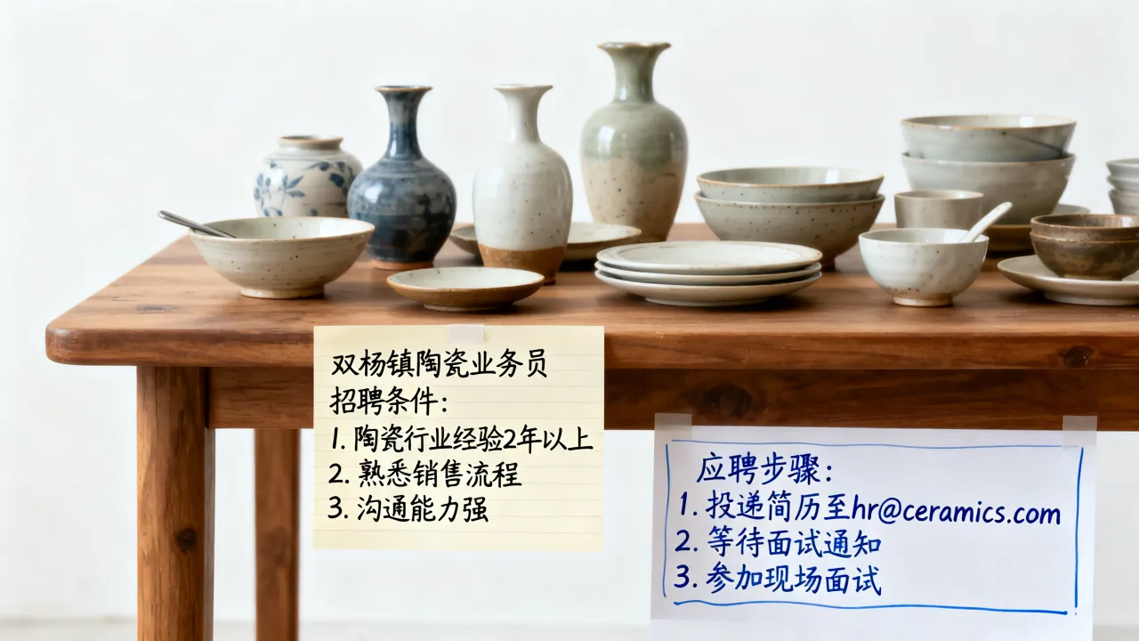 陶瓷业务员招聘双杨镇需要什么条件,怎么应聘