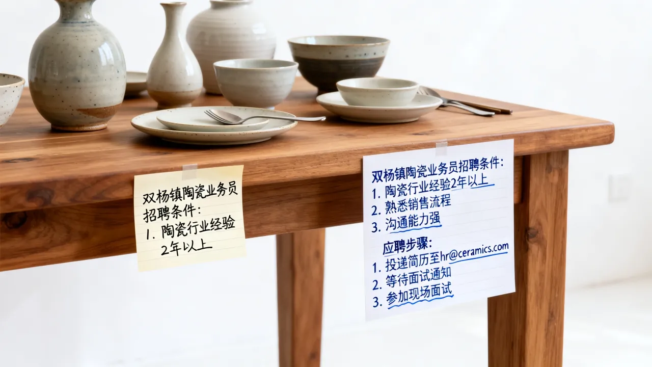 陶瓷业务员招聘双杨镇需要什么条件，怎么应聘-图2