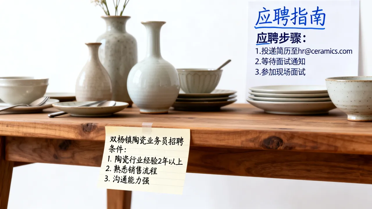 陶瓷业务员招聘双杨镇需要什么条件，怎么应聘-图3