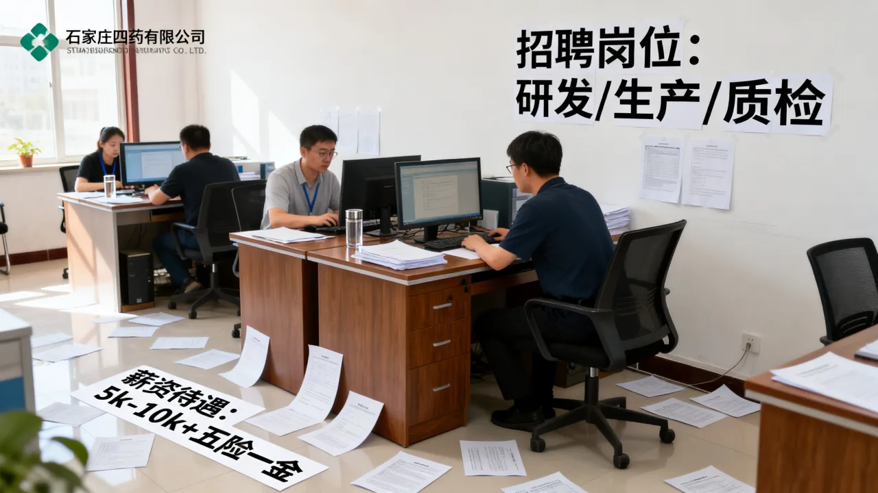 石家庄四药有限公司现在招聘吗,工资待遇怎么样