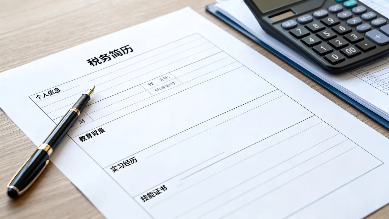 税务简历怎么写,应届生求职必备哪些内容
