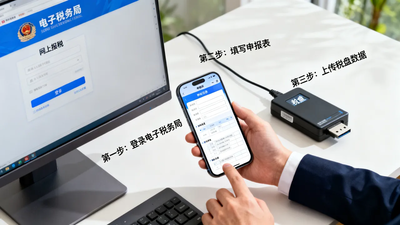 税务局如何报税?网上报税详细流程是什么-图3 税务局如何报税?网上报税详细流程是什么-图3