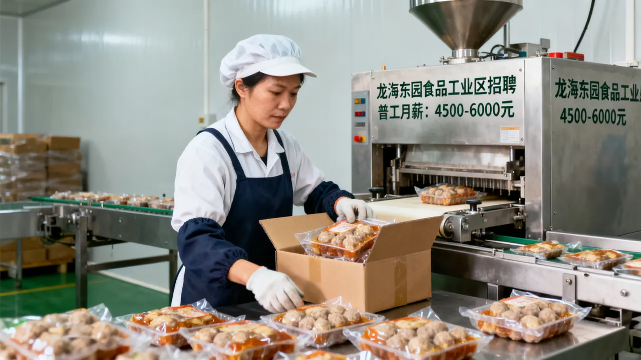 龙海东园食品工业区招聘靠谱吗,食品厂普工月薪多少?-图2 龙海东园食品工业区招聘靠谱吗,食品厂普工月薪多少?-图2