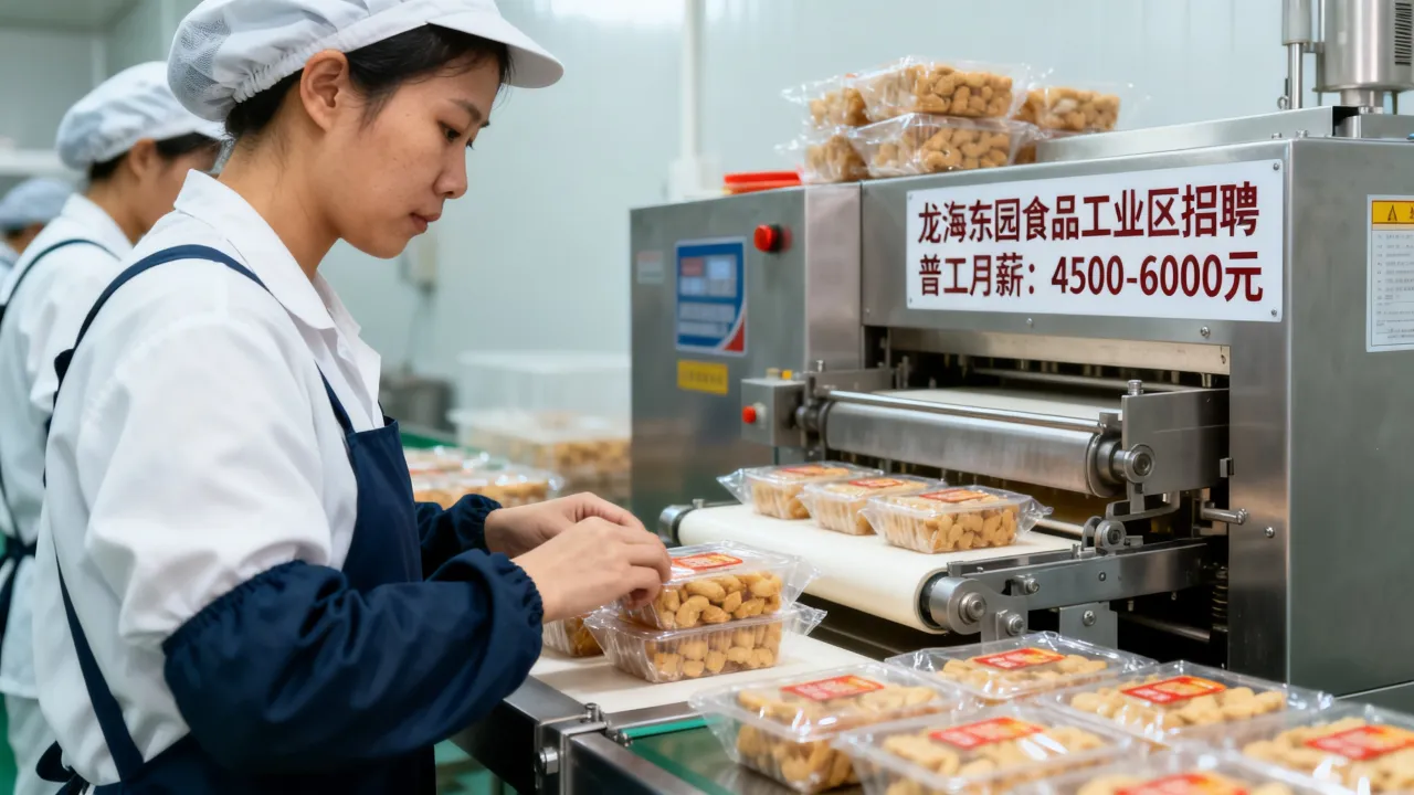 龙海东园食品工业区招聘靠谱吗,食品厂普工月薪多少?-图3 龙海东园食品工业区招聘靠谱吗,食品厂普工月薪多少?-图3