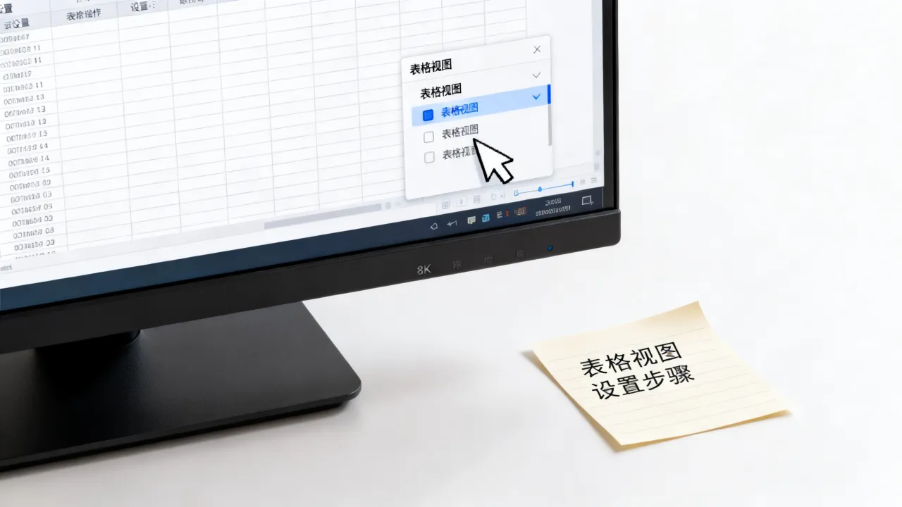 表格试图怎么设置?表格视图在哪里设置才正确?-图2 表格试图怎么设置?表格视图在哪里设置才正确?-图2