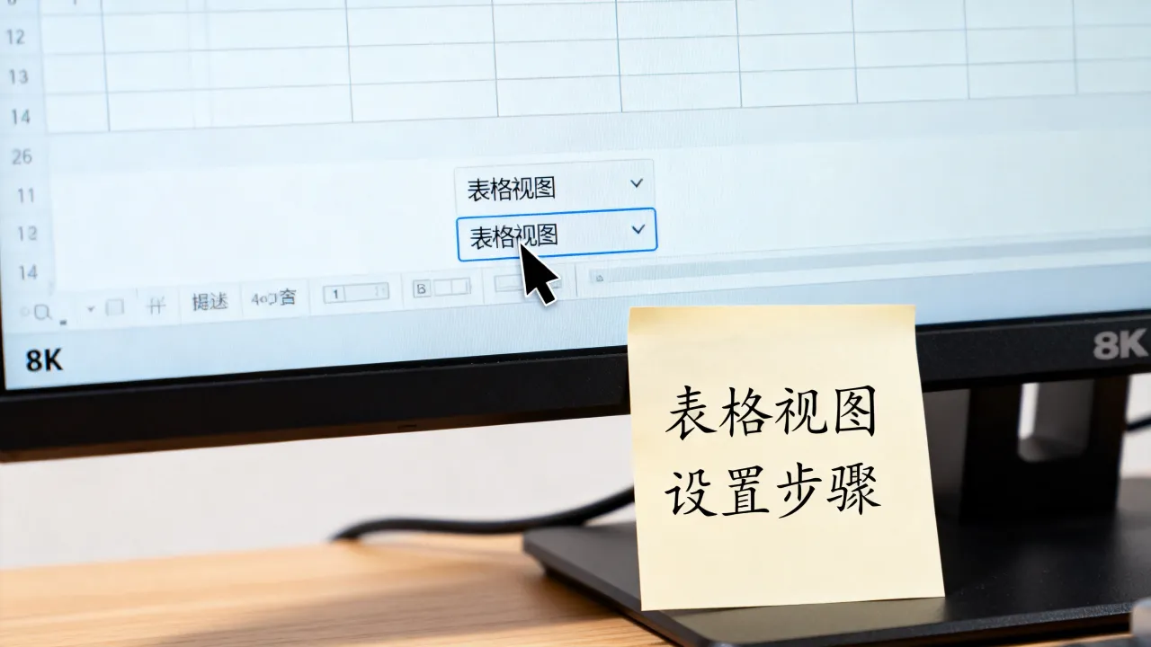 表格试图怎么设置?表格视图在哪里设置才正确?-图3 表格试图怎么设置?表格视图在哪里设置才正确?-图3
