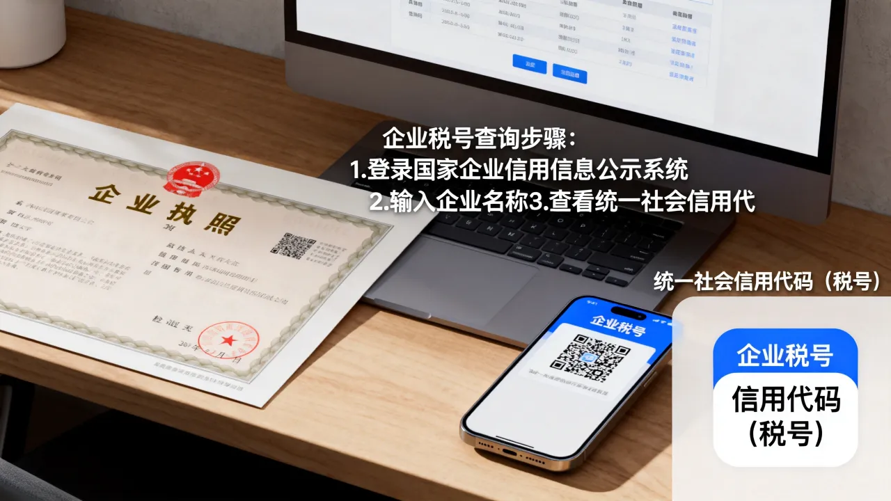 如何查询企业的税号,企业税号在哪里看?-图2 如何查询企业的税号,企业税号在哪里看?-图2