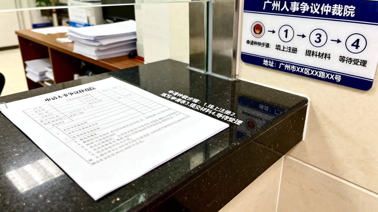 广州人事争议仲裁院怎么申请仲裁,广州人事争议仲裁院地址在哪里