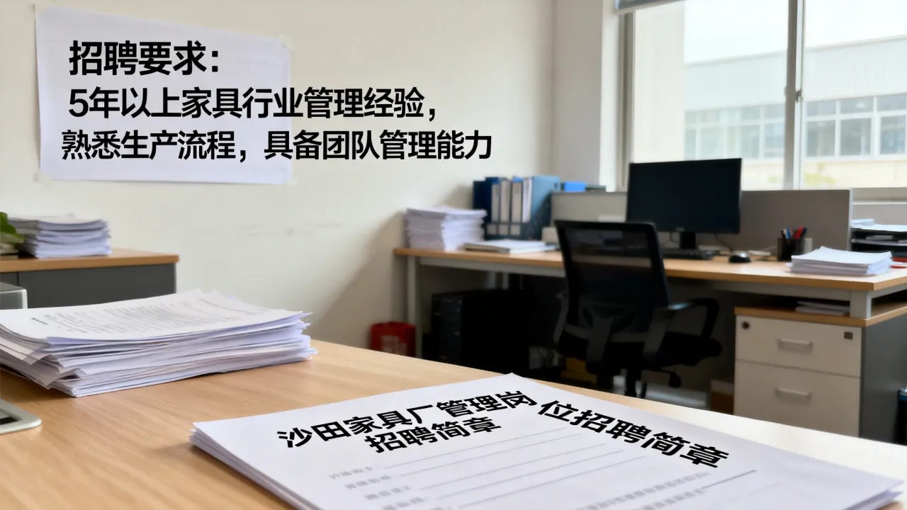 沙田家具厂招聘管理人员吗,沙田家具厂管理岗位招聘要求是什么-图2 沙田家具厂招聘管理人员吗,沙田家具厂管理岗位招聘要求是什么-图2