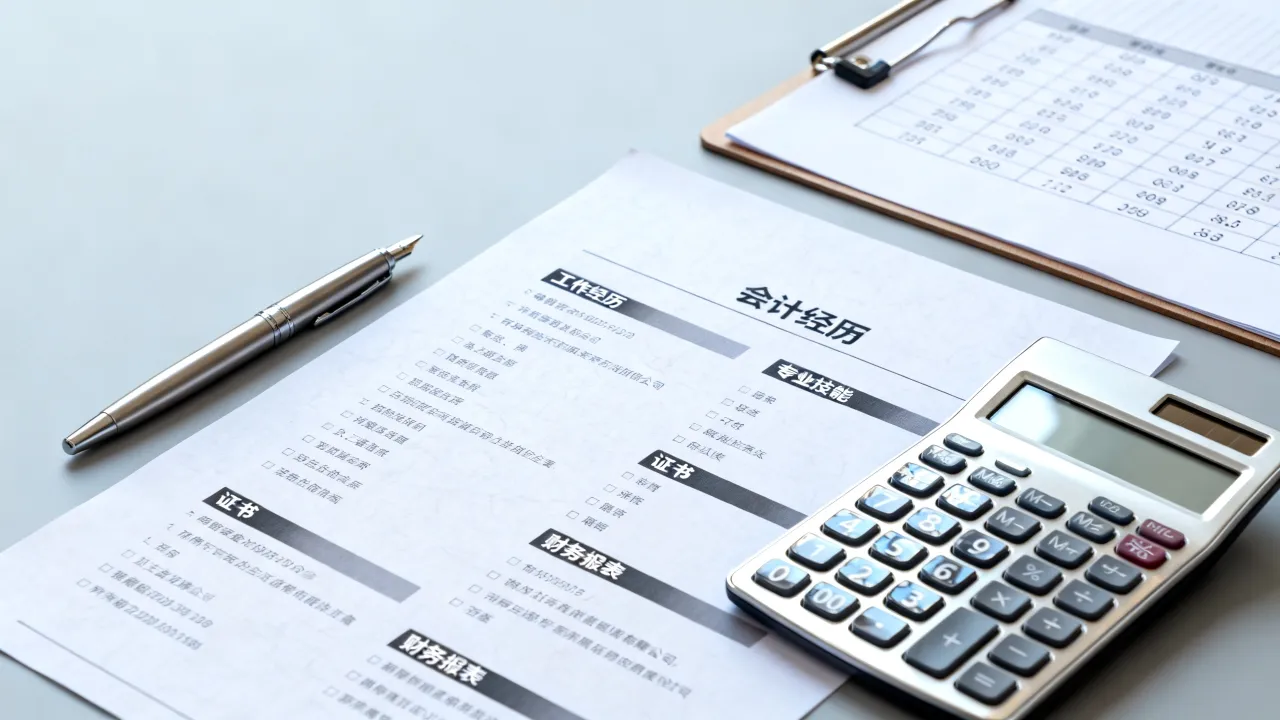 会计简历怎么填写,有哪些注意事项才能突出亮点?-图3 会计简历怎么填写,有哪些注意事项才能突出亮点?-图3
