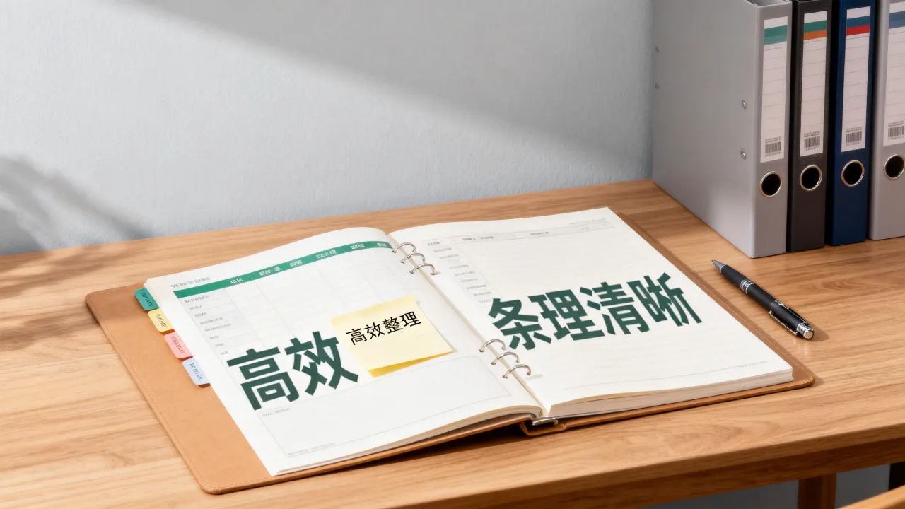 资料本怎么写才能高效整理，资料本怎么写更条理清晰？