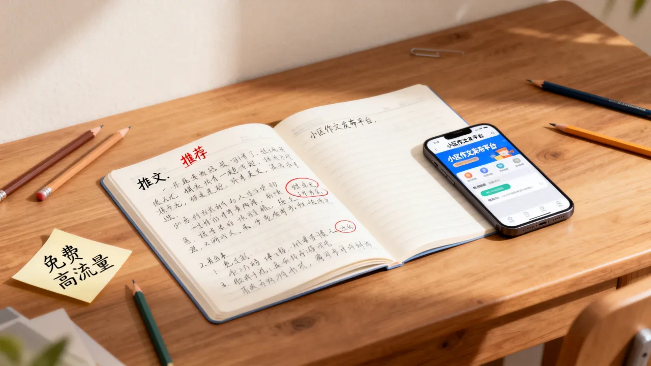 小区作文怎么推荐？有哪些免费且高流量的发布平台？