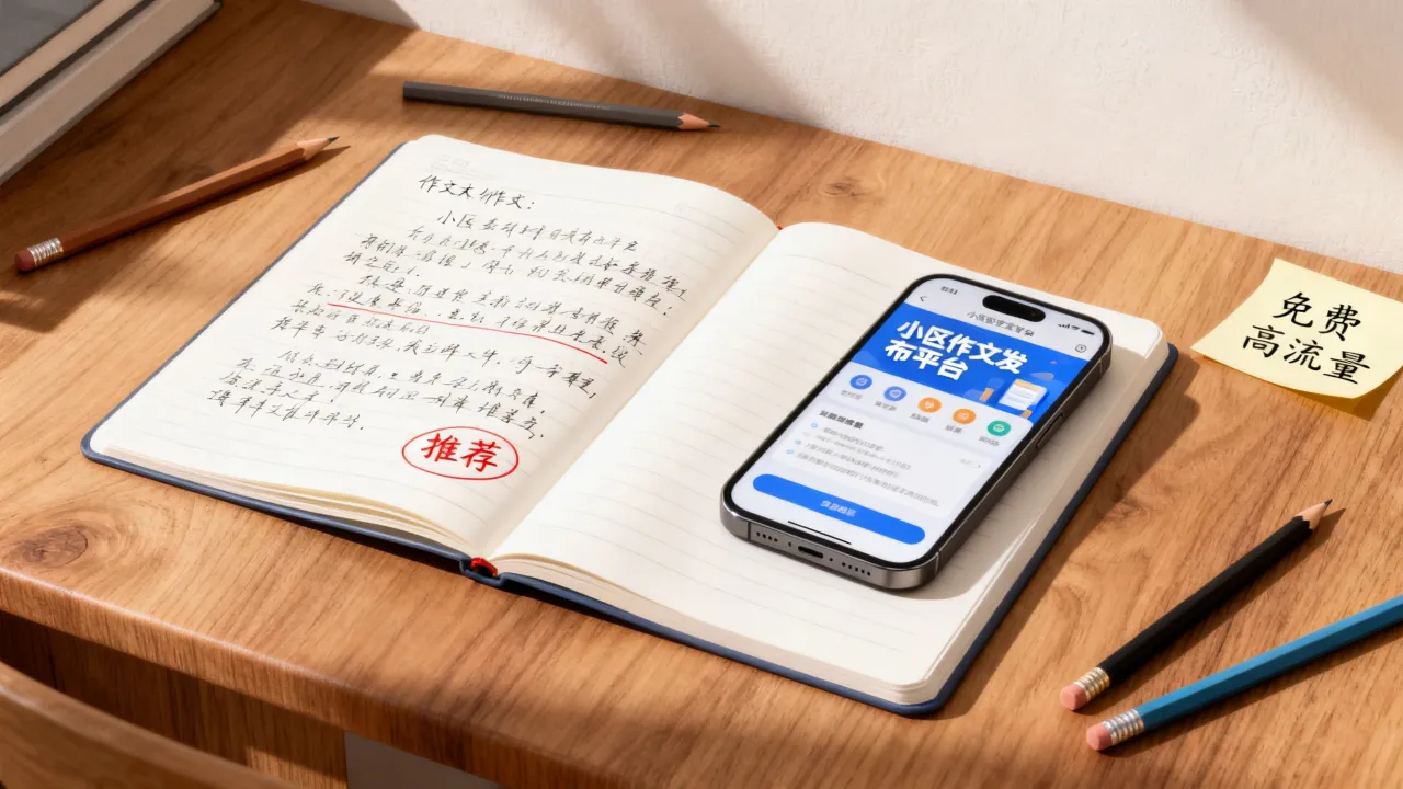 小区作文怎么推荐？有哪些免费且高流量的发布平台？-图3