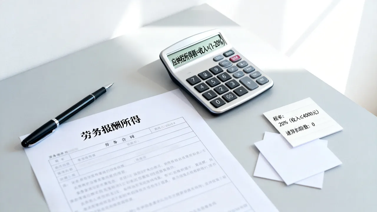 劳务如何缴纳个税,个人劳务报酬所得税怎么算