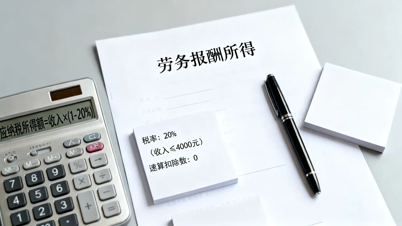 劳务如何缴纳个税，个人劳务报酬所得税怎么算-图3
