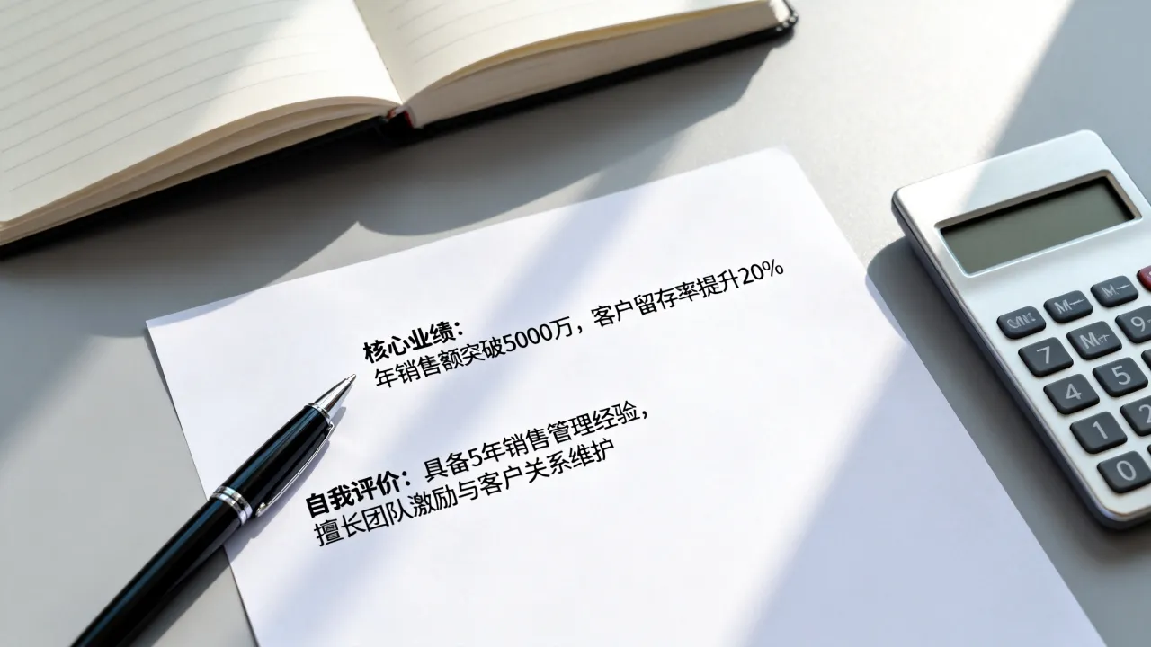 销售经理怎么描述？简历中的工作业绩和自我评价怎么写？