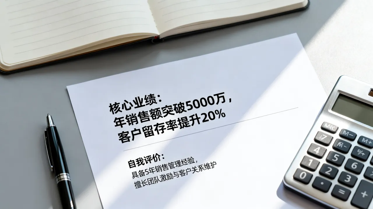 销售经理怎么描述？简历中的工作业绩和自我评价怎么写？-图2