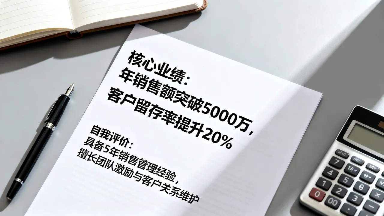 销售经理怎么描述？简历中的工作业绩和自我评价怎么写？-图3