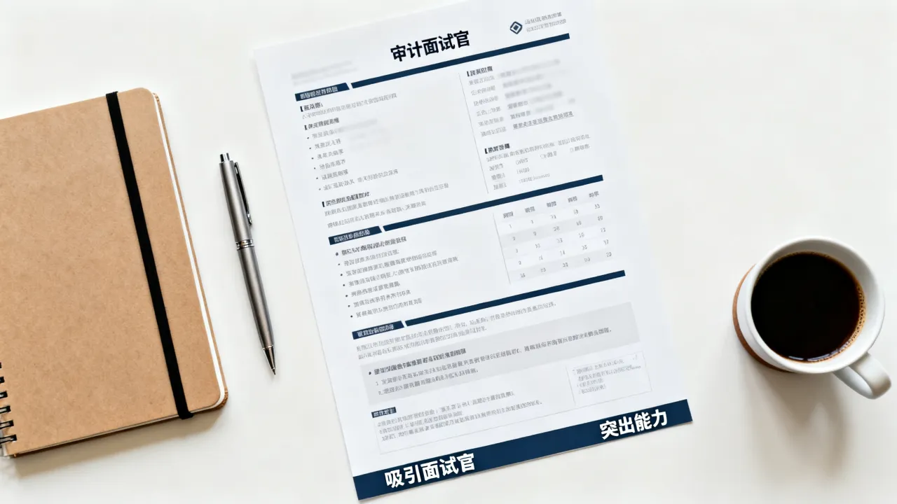 简历怎么写才能吸引面试官?审计简历怎么写才能突出能力?