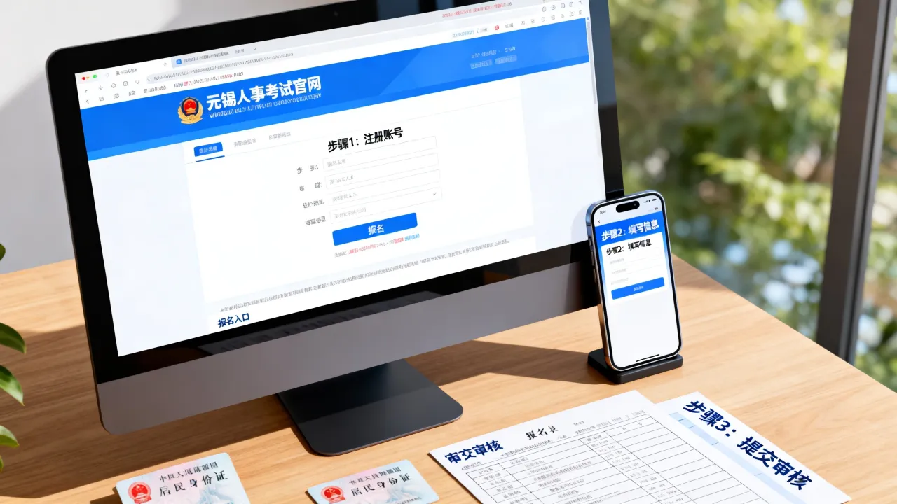 无锡人事考试官网怎么报名？无锡人事考试官网报名入口-图2