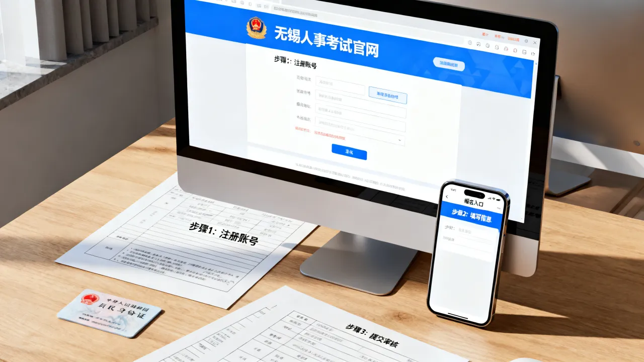 无锡人事考试官网怎么报名？无锡人事考试官网报名入口-图3