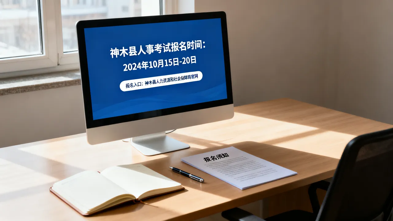神木县人事考试什么时候报名？报名入口在哪看